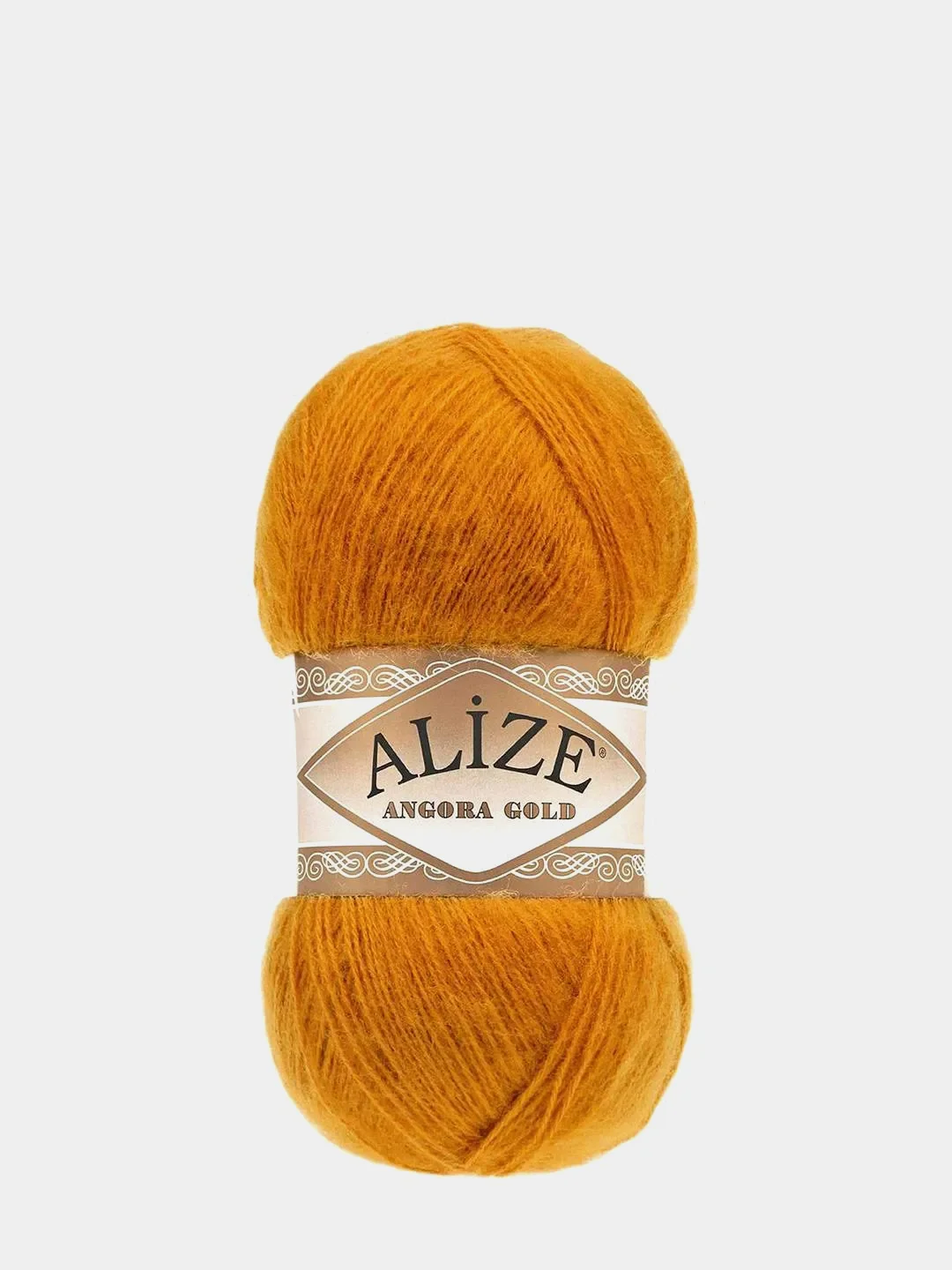 Оранжевый пряжа Alize Angora Gold 20% шерсти 80% Акрила 100г 550м (Часть 1)