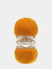 Оранжевый пряжа Alize Angora Gold 20% шерсти 80% Акрила 100г 550м (Часть 1)