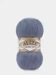 Синий меланж пряжа Alize Angora Gold 20% шерсти 80% Акрила 100г 550м (Часть 1)
