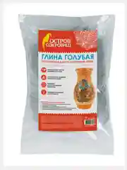 Глина для лепки голубая Остров сокровищ, 1 кг, порошковая, готовая, размачиваемая