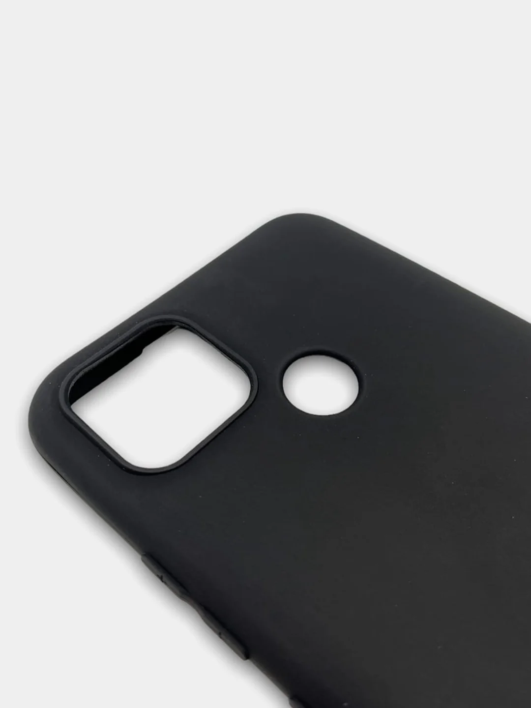 Угольный чехол для Realme C21Y, C25Y силиконовый