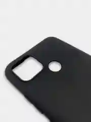 Угольный чехол для Realme C21Y, C25Y силиконовый