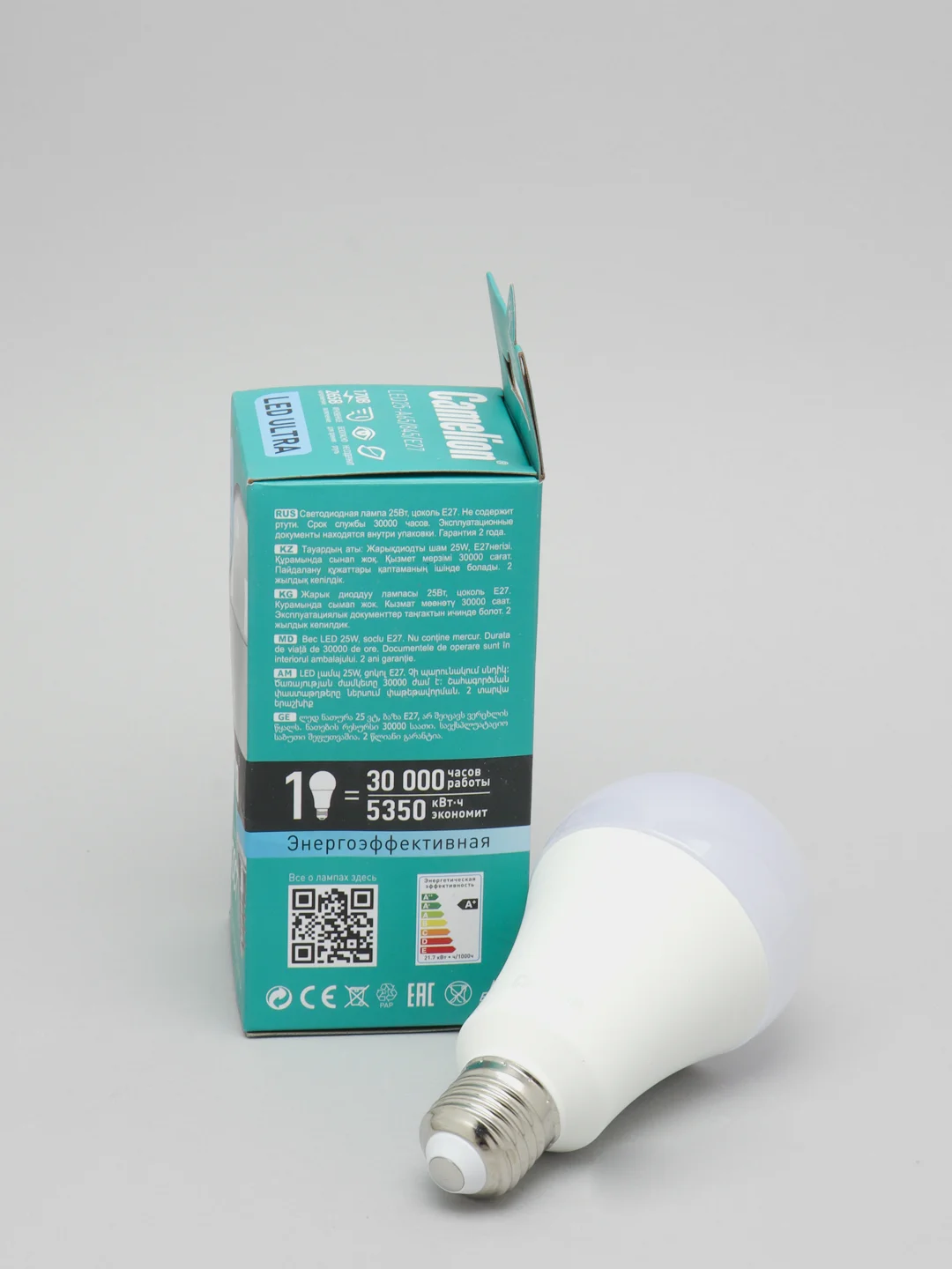 Лампа светодиодная Camelion LED25-A65/845/E27, 25Вт 220В