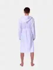 Белый халат махровый мужской, банный, домашний с капюшоном, хлопок, р.56-62