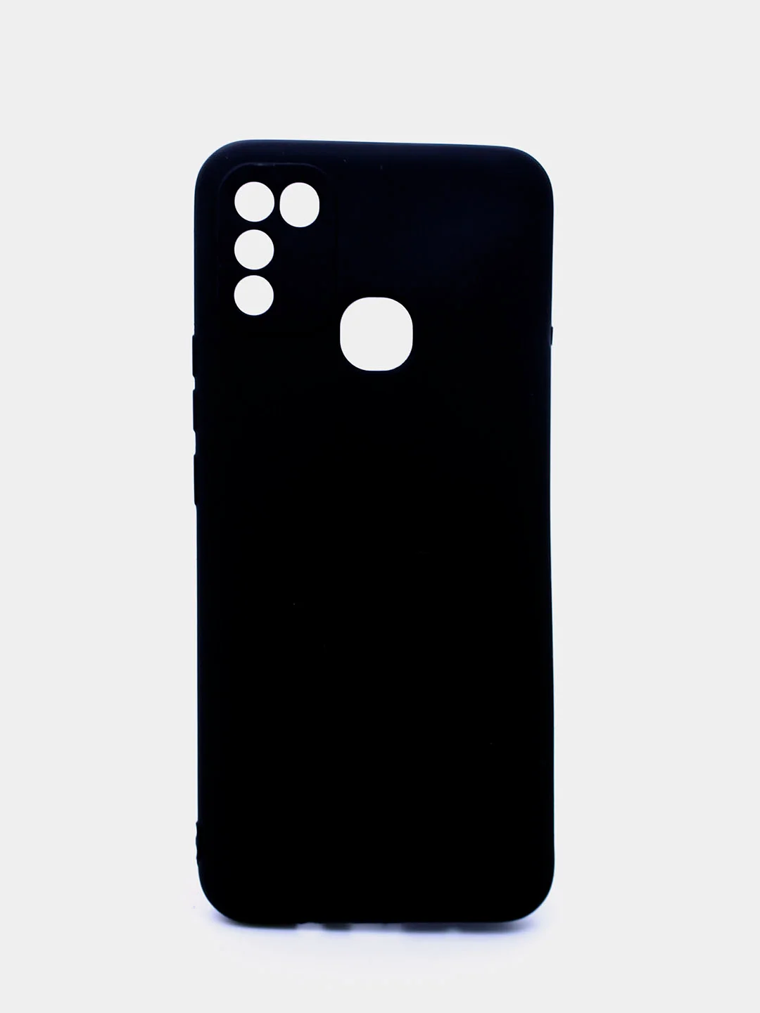 Черный чехол матовый Infinix Hot 20, 20i, 10 Play, 10s, 11 Play, 12 Play, 12i, Note 12, Smart 6+