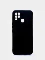 Черный чехол матовый Infinix Hot 20, 20i, 10 Play, 10s, 11 Play, 12 Play, 12i, Note 12, Smart 6+