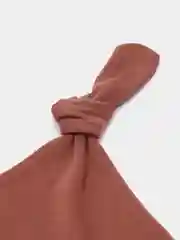 Тёмно-бордовый шапочка для малыша