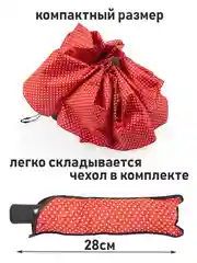 Синий зонт-автомат, купол 96 см