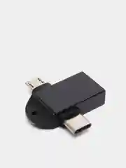 OTG адаптер USB 3.0 к Type-C / Micro USB 2 в 1
