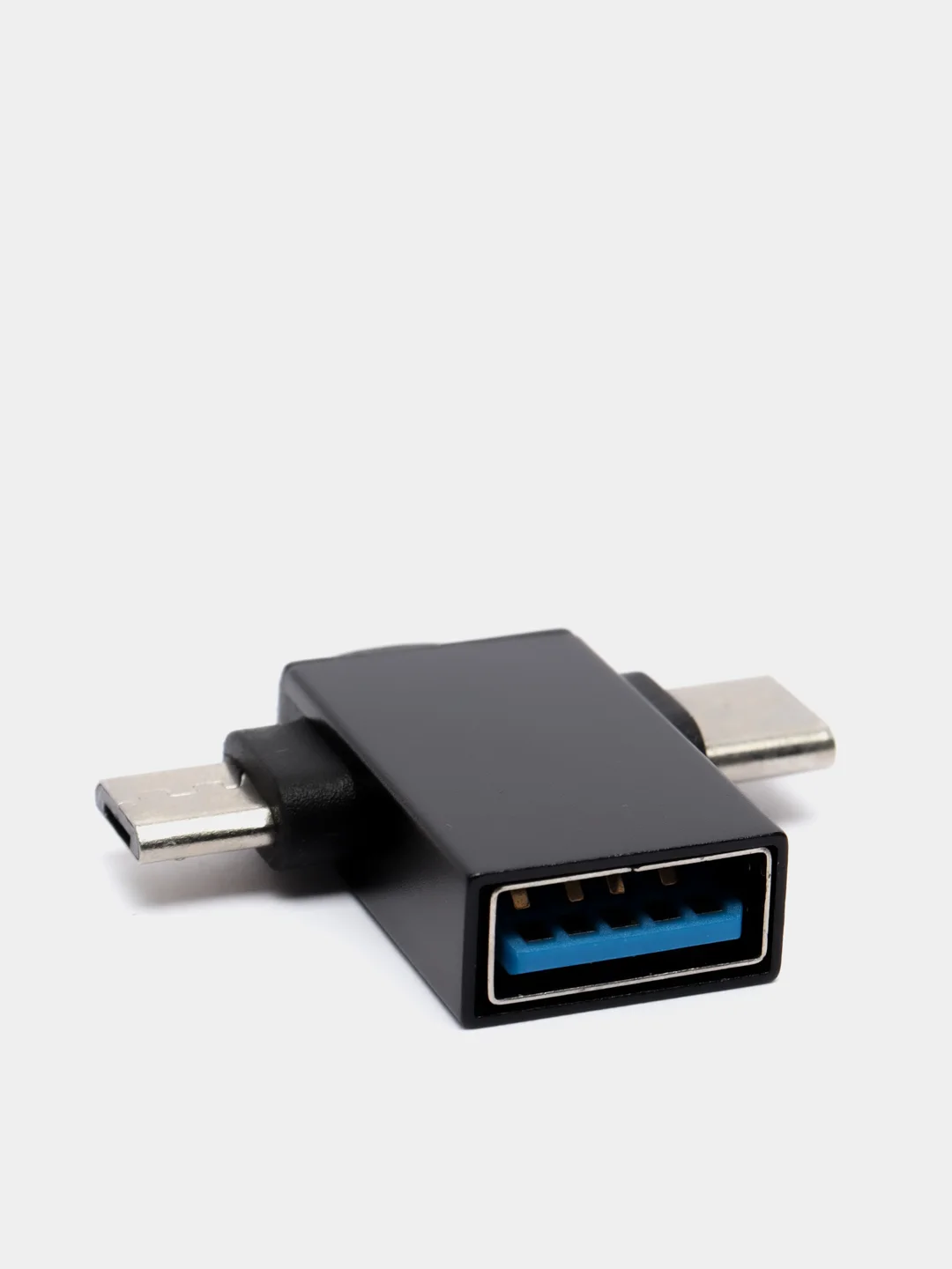 OTG адаптер USB 3.0 к Type-C / Micro USB 2 в 1