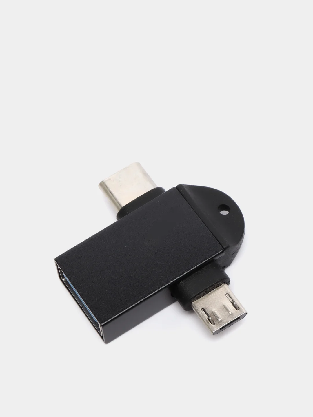OTG адаптер USB 3.0 к Type-C / Micro USB 2 в 1