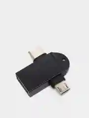 OTG адаптер USB 3.0 к Type-C / Micro USB 2 в 1