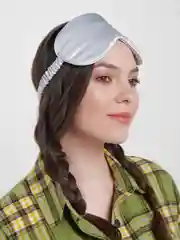 Серебряный маска для сна и путешествий, унисекс