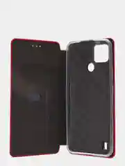 Красный чехол-книжка для Realme C21 / C21Y, C3 / 5 / 6i, C30 / C30S / С31 / С33 / C35