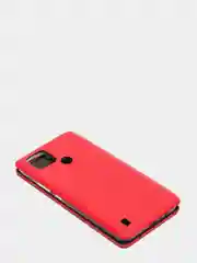 Красный чехол-книжка для Realme C21 / C21Y, C3 / 5 / 6i, C30 / C30S / С31 / С33 / C35