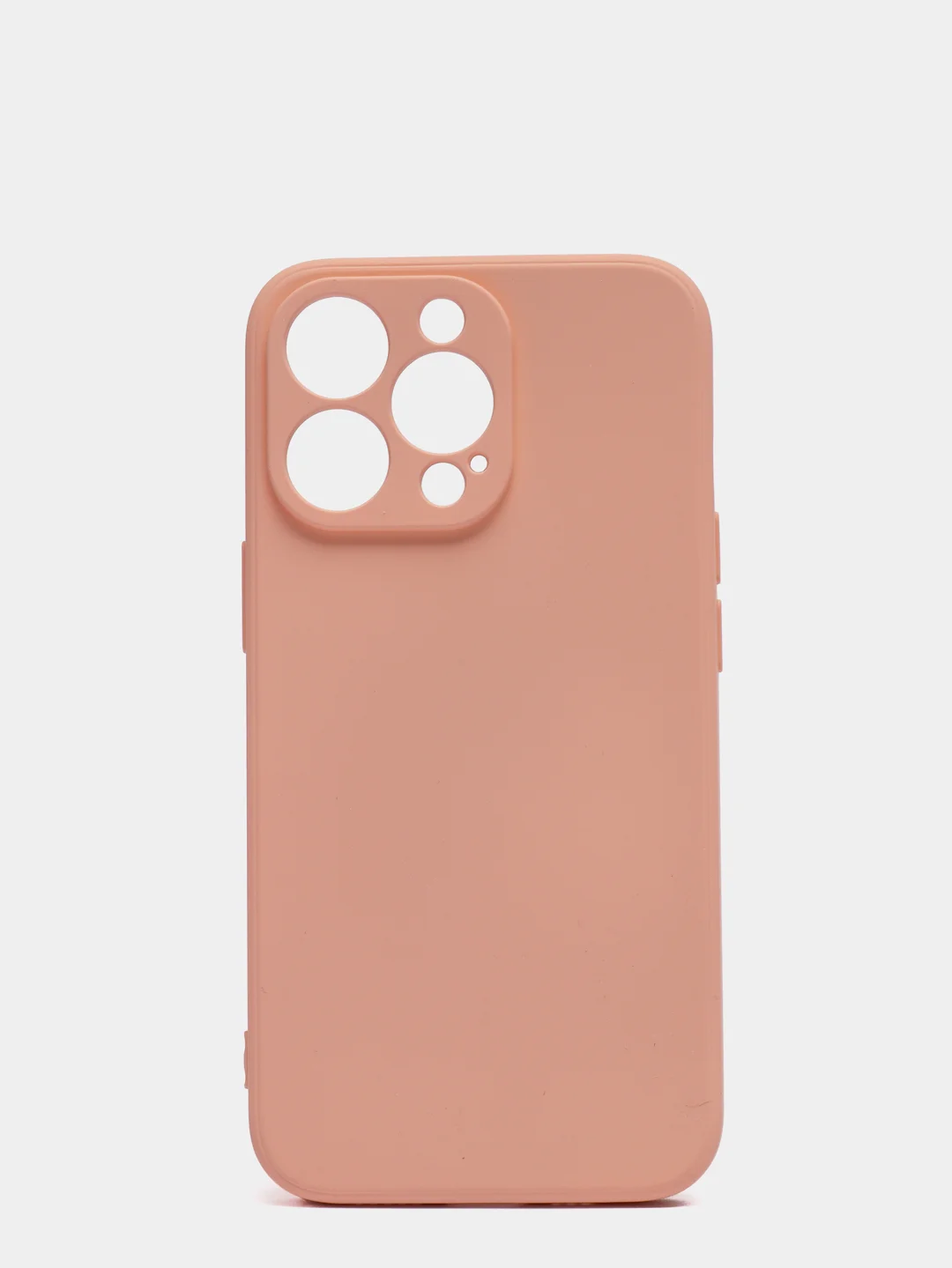 Розовый чехол iPhone 13 Pro Max, силиконовый на айфон про макс