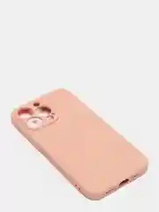 Розовый чехол iPhone 13 Pro Max, силиконовый на айфон про макс