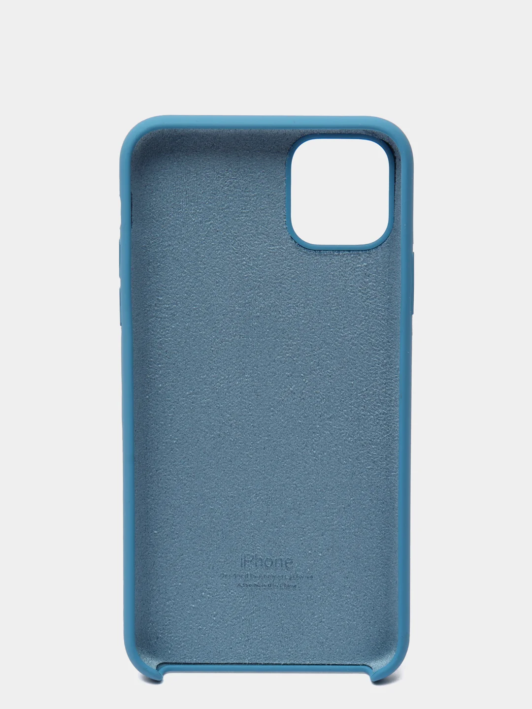 Голубой чехол силиконовый для iPhone  Silicone 7/8/,7/8 Plus,X/ XS,XS Max,XR,11,11 Pro,11 Pro Max