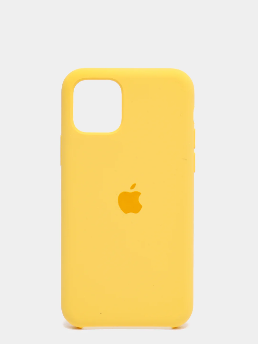 Желтый чехол силиконовый для iPhone  Silicone 7/8/,7/8 Plus,X/ XS,XS Max,XR,11,11 Pro,11 Pro Max
