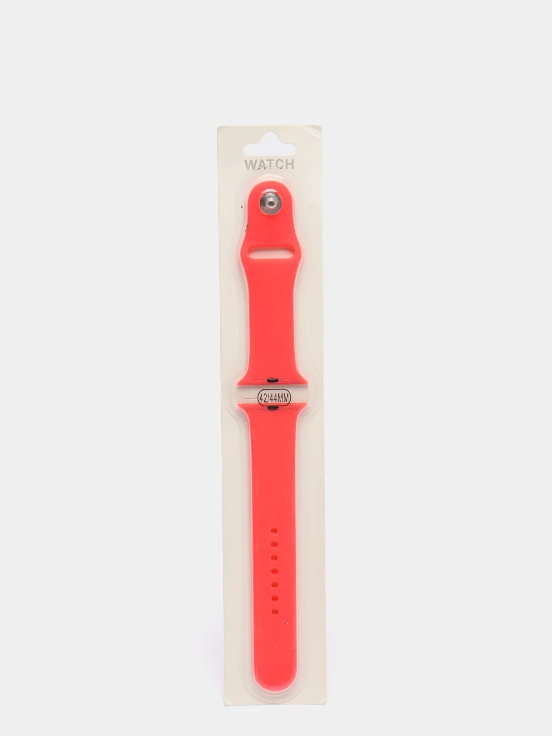 Коралловый силиконовый ремешок для Apple Watch 38, 40, 42, 44