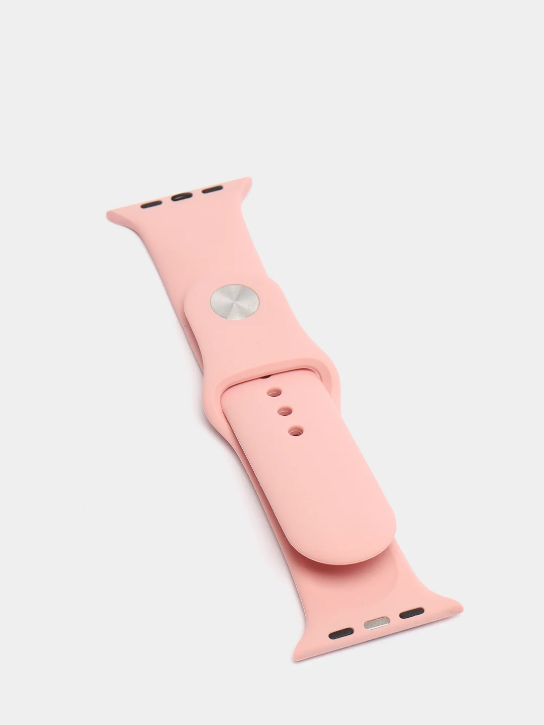 Пудровый силиконовый ремешок для Apple Watch 38, 40, 42, 44