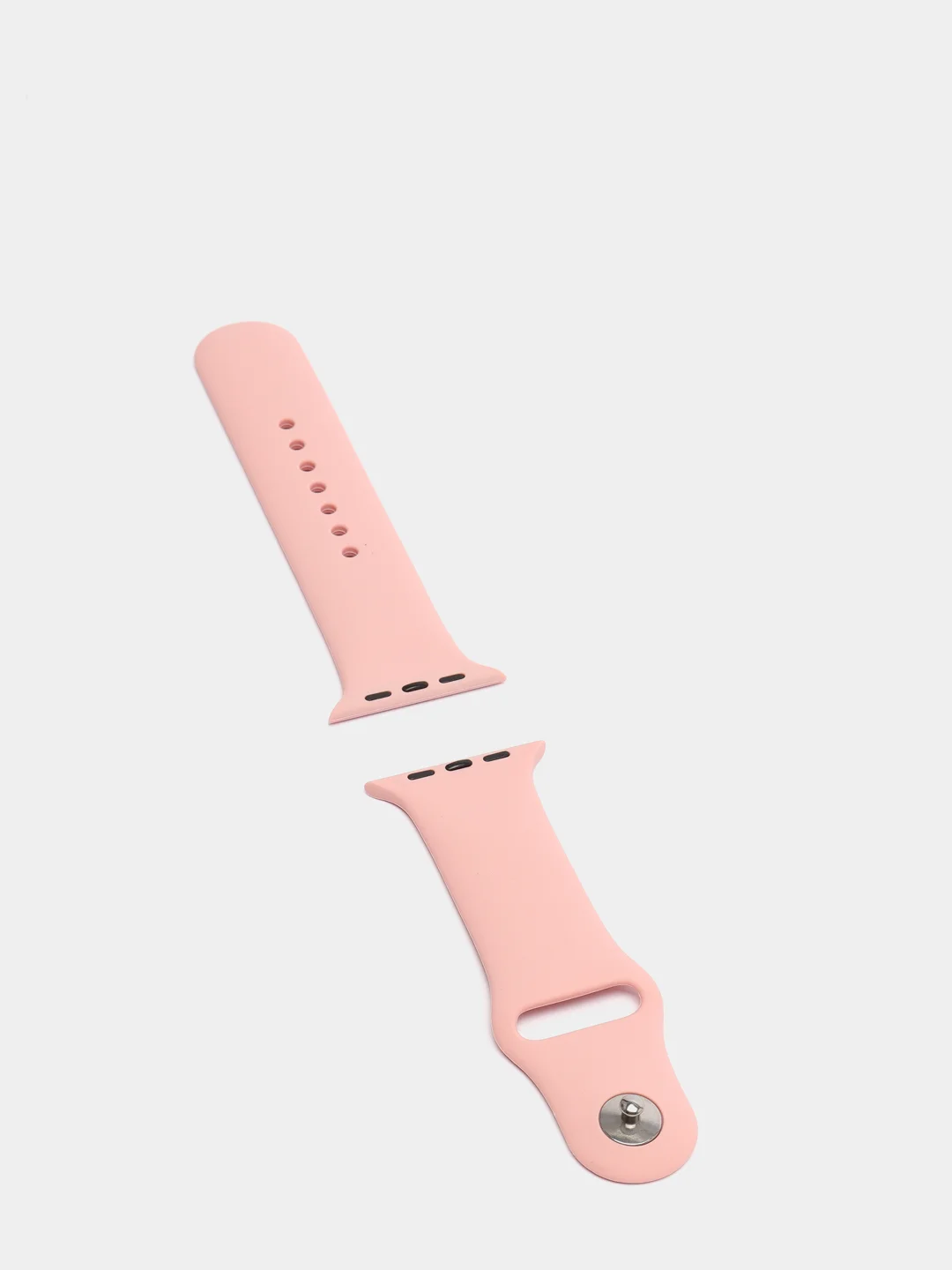 Пудровый силиконовый ремешок для Apple Watch 38, 40, 42, 44
