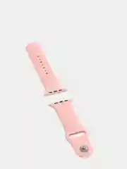 Пудровый силиконовый ремешок для Apple Watch 38, 40, 42, 44