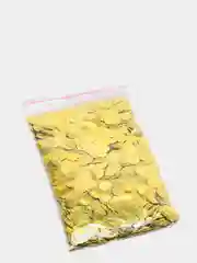 Золотой конфетти круглой формы металик