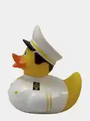 Игрушка для купания сувенир Funny ducks "Капитан уточка", 1989