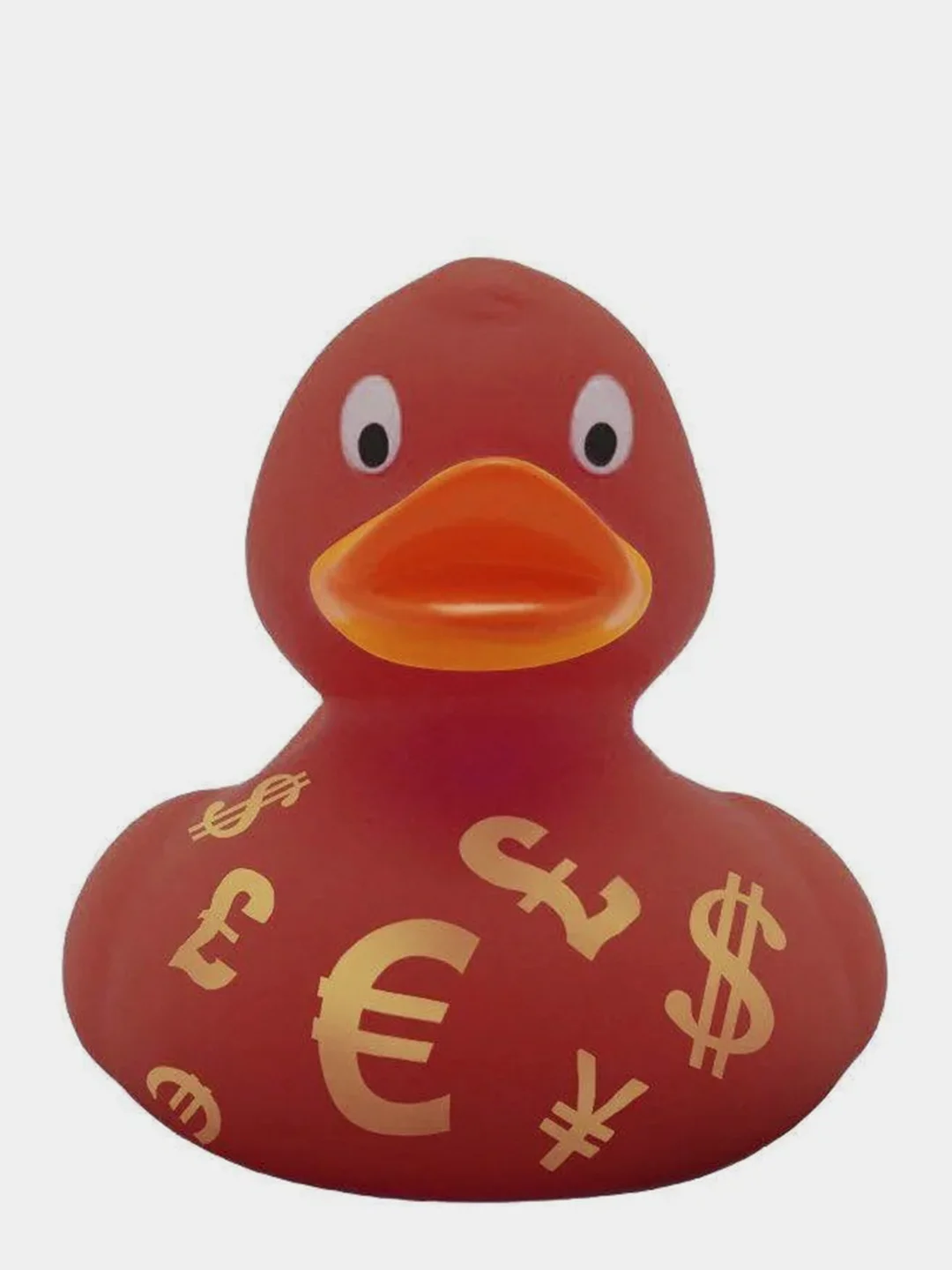 Игрушка для купания сувенир Funny ducks "Валютная уточка", 1996
