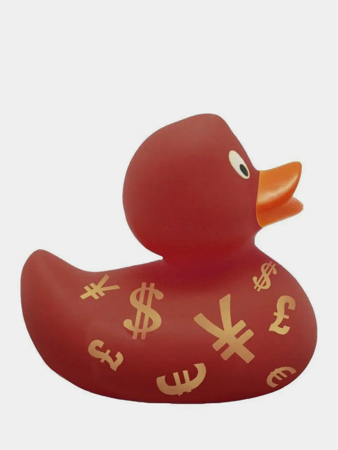 Игрушка для купания сувенир Funny ducks "Валютная уточка", 1996