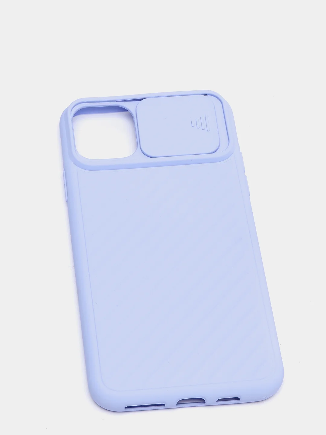 Лавандовый чехол для IPhone Матовый с защитой XR / 11 Pro Max / 12 Pro Max с защитой камеры