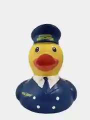Игрушка для купания сувенир Funny Ducks "Пилот уточка", 1878