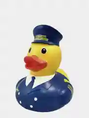 Игрушка для купания сувенир Funny Ducks "Пилот уточка", 1878