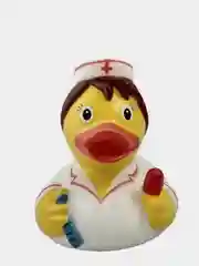 Игрушка для купания сувенир Funny Ducks "Медсестра уточка", 1386