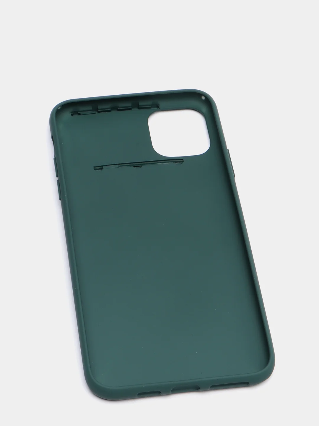 Зеленый чехол для IPhone Матовый с защитой XR / 11 Pro Max / 12 Pro Max с защитой камеры