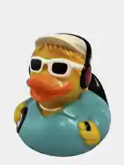 Игрушка для купания, сувенир Funny Ducks "Диджей уточка", 1896