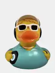 Игрушка для купания, сувенир Funny Ducks "Диджей уточка", 1896