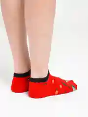 Красный женские носки, короткие