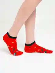 Красный женские носки, короткие