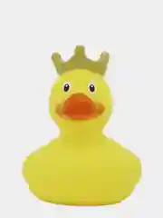 Игрушка для купания сувенир Funny Ducks "Желтая уточка в короне", 1925