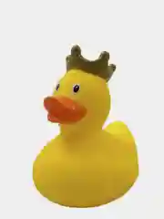 Игрушка для купания сувенир Funny Ducks "Желтая уточка в короне", 1925