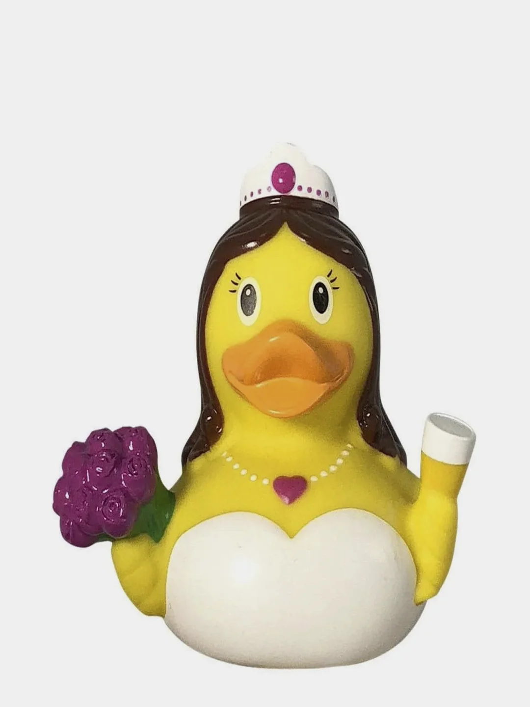 Игрушка для купания, сувенир Funny Ducks "Невеста уточка", 1968