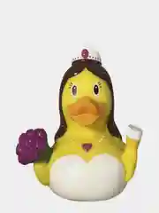 Игрушка для купания, сувенир Funny Ducks "Невеста уточка", 1968
