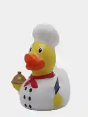 Игрушка для купания, сувенир Funny Ducks "Повар уточка", 1898