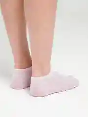 Коралловый меланж носки короткие, унисекс