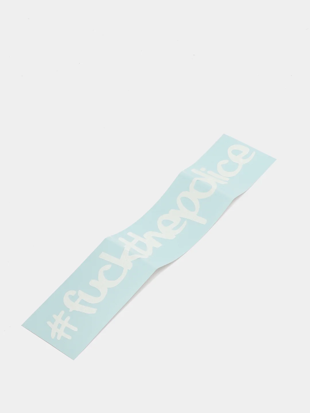 Наклейка автомобильная "F*ck the police"