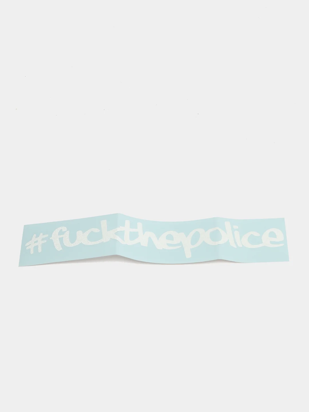 Наклейка автомобильная "F*ck the police"