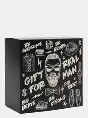 Черный коробка складная Gift for real man