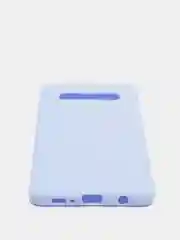 Небесно-голубой чехол на Samsung (Самсунг) S8, S9, S9 plus, S10, S10 plus, S10e